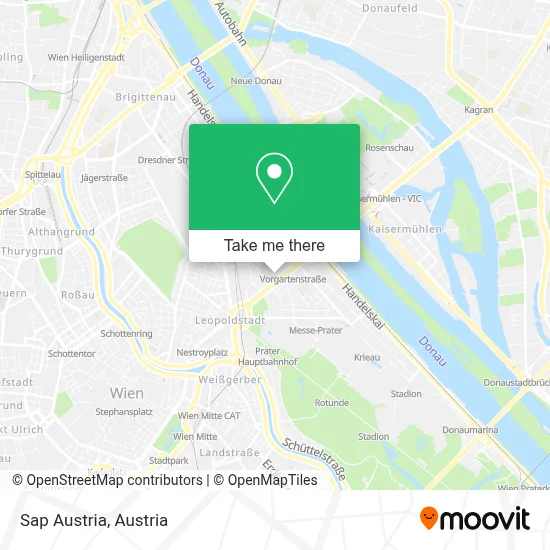 Sap Austria map