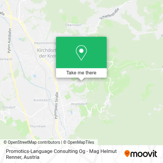 Promotics-Language Consulting Og - Mag Helmut Renner map