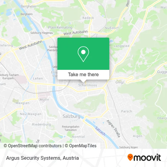 Argus Security Systems map