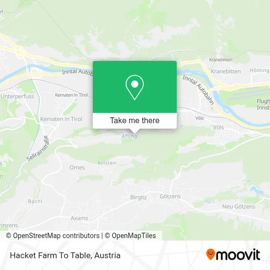 Hacket Farm To Table map