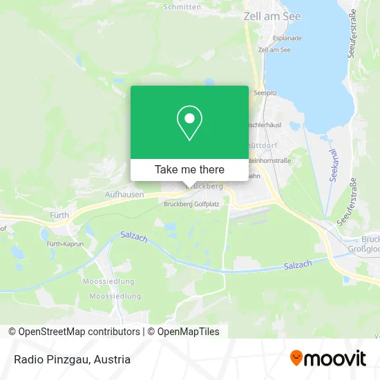Radio Pinzgau map