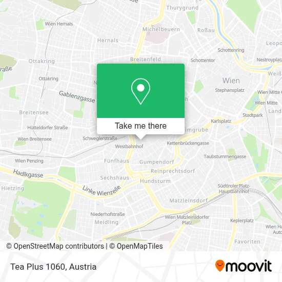 Tea Plus 1060 map