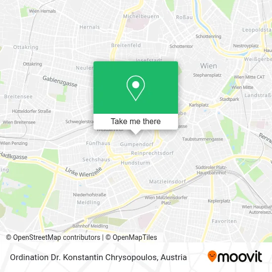 Ordination Dr. Konstantin Chrysopoulos map