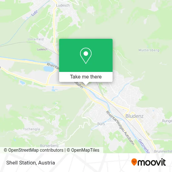 Shell Station map