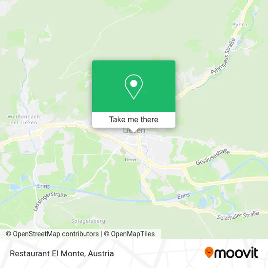 Restaurant El Monte map