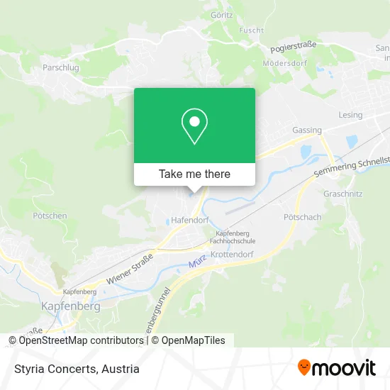 Styria Concerts map
