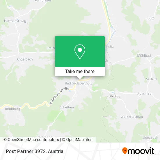 Post Partner 3972 map