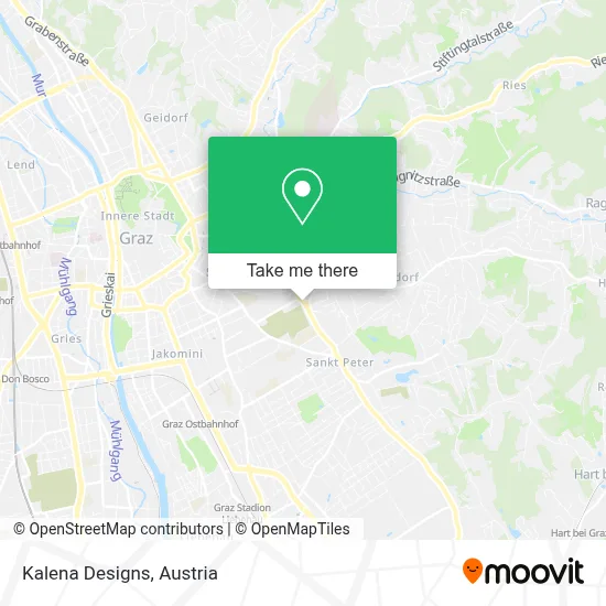 Kalena Designs map