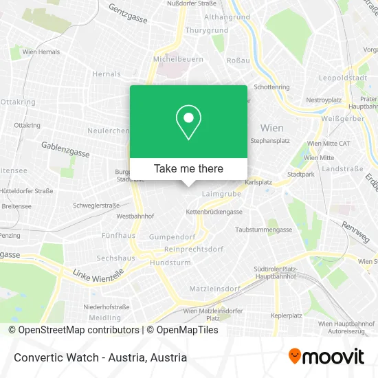 Convertic Watch - Austria map