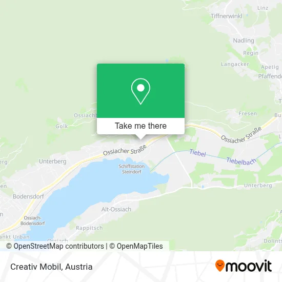 Creativ Mobil map