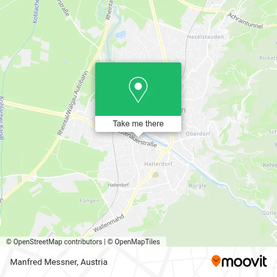 Manfred Messner map