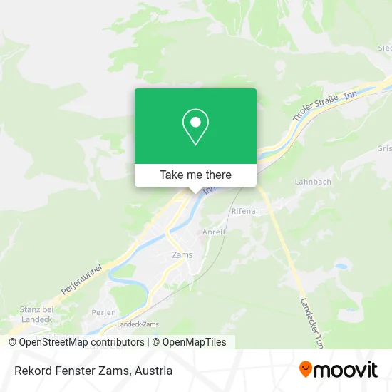 Rekord Fenster Zams map