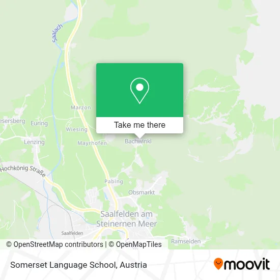 Somerset Language School map