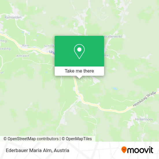 Ederbauer Maria Alm map
