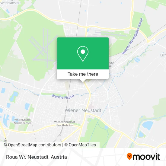 Roua Wr. Neustadt map