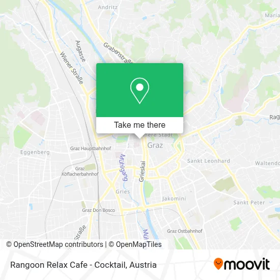 Rangoon Relax Cafe - Cocktail map
