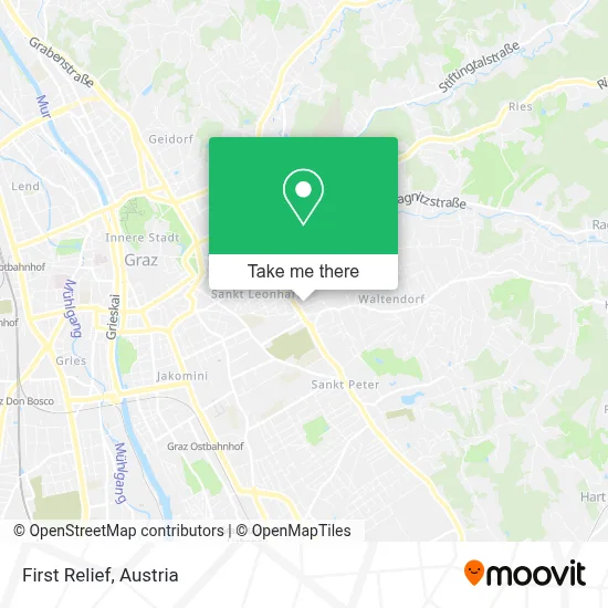 First Relief map