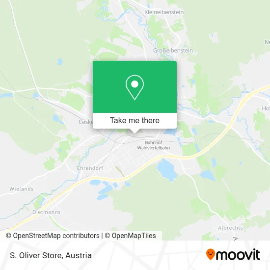 S. Oliver Store map
