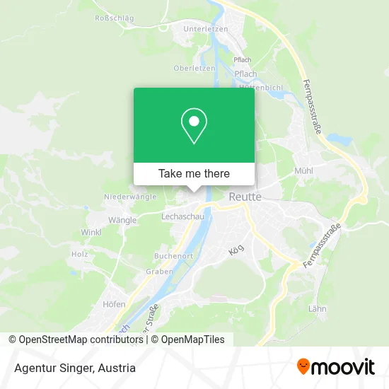 Agentur Singer map