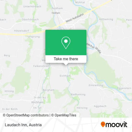 Laudach Inn map