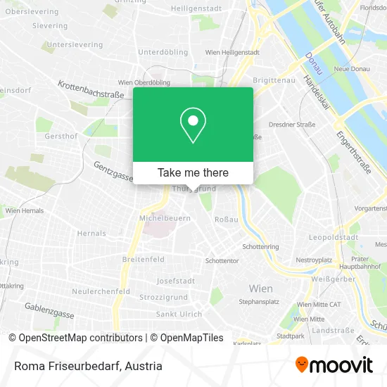 Roma Friseurbedarf map