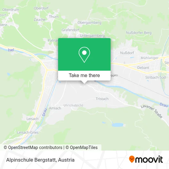 Alpinschule Bergstatt map
