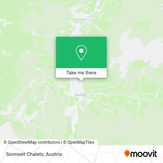 Sonnseit Chalets map