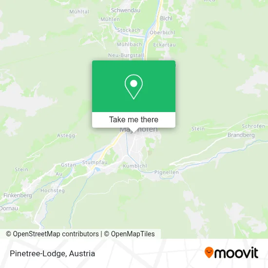Pinetree-Lodge map