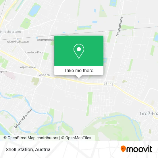 Shell Station map