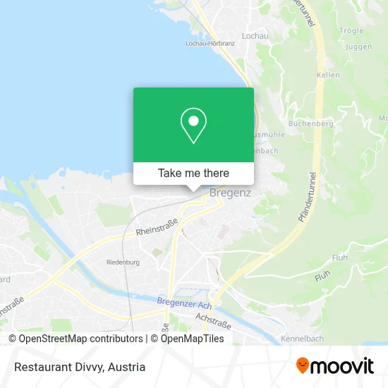 Restaurant Divvy map
