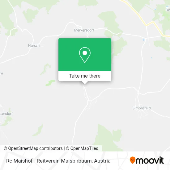 Rc Maishof - Reitverein Maisbirbaum map