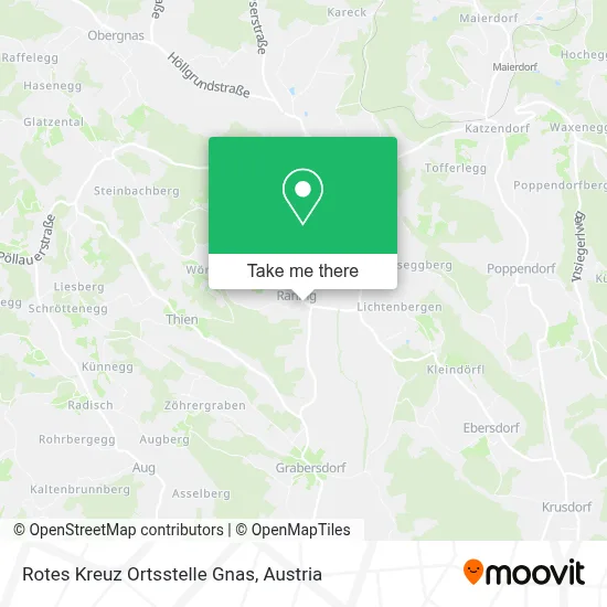 Rotes Kreuz Ortsstelle Gnas map
