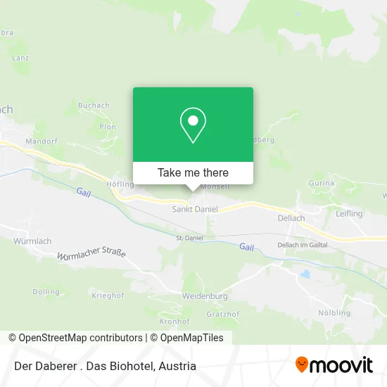 Der Daberer . Das Biohotel map