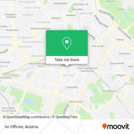 Isi Offices map
