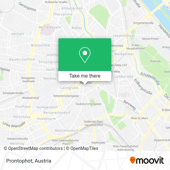 Prontophot map