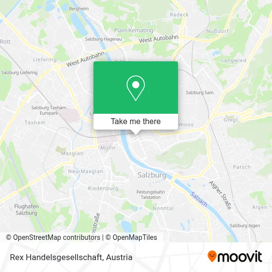 Rex Handelsgesellschaft map