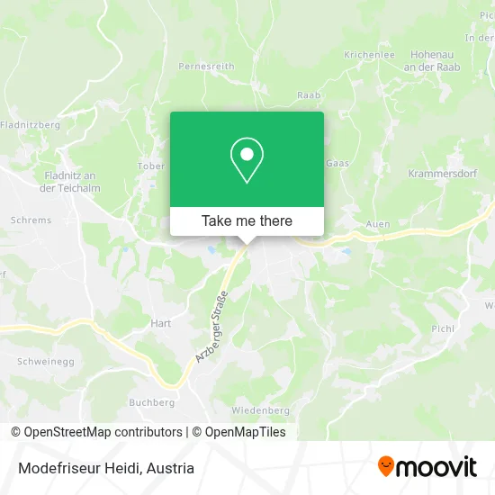 Modefriseur Heidi map