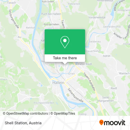 Shell Station map