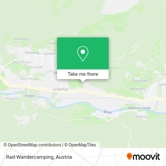 Rad-Wandercamping map