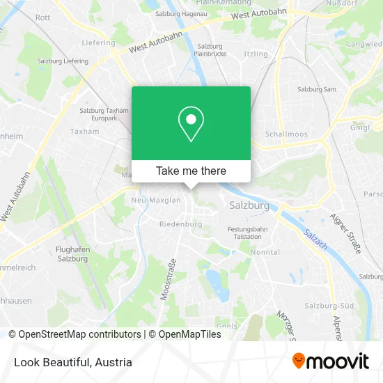Look Beautiful map