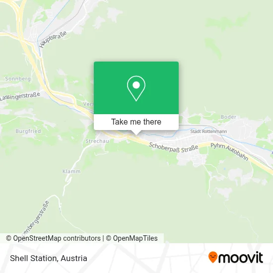 Shell Station map