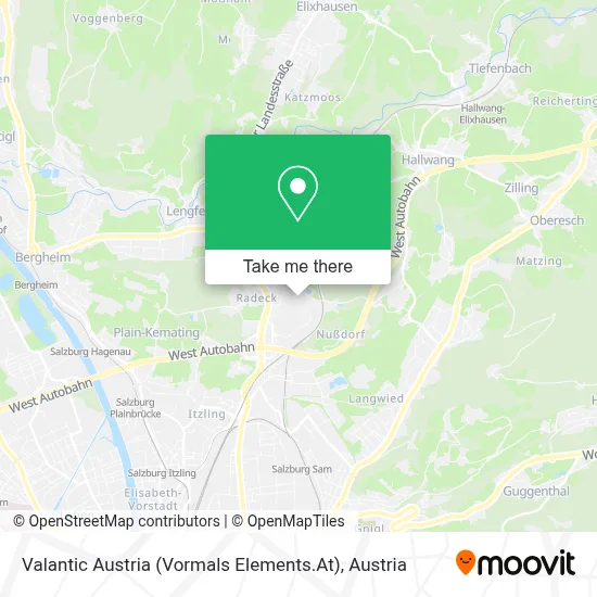 Valantic Austria (Vormals Elements.At) map