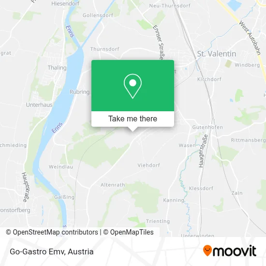 Go-Gastro Emv map