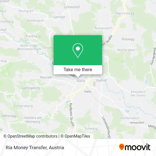 Ria Money Transfer map