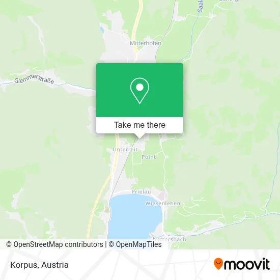 Korpus map