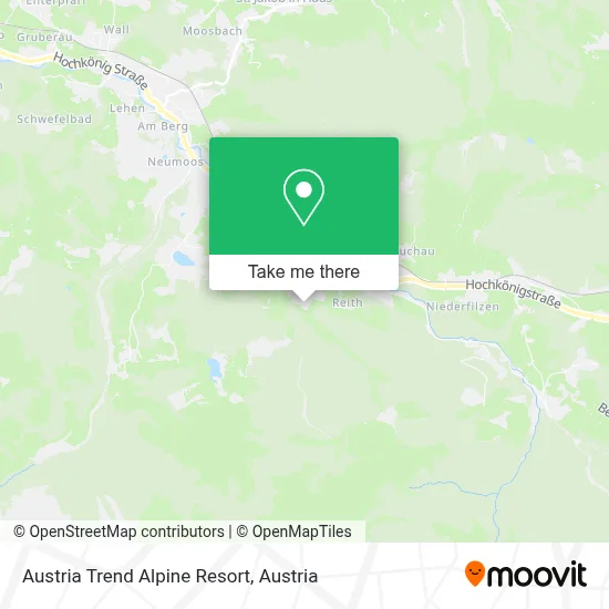 Austria Trend Alpine Resort map