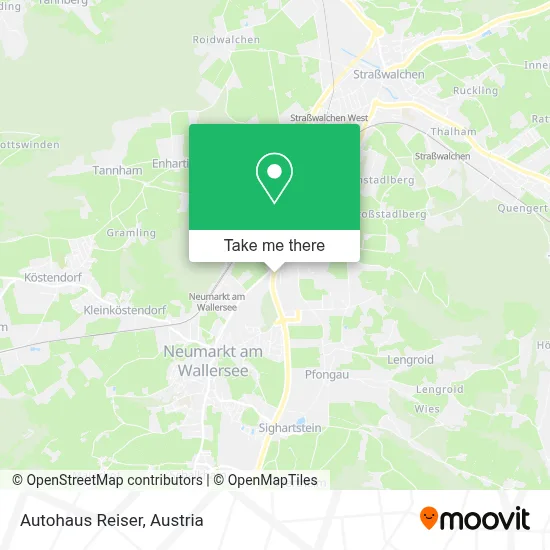 Autohaus Reiser map