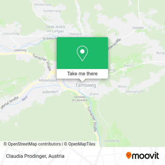 Claudia Prodinger map