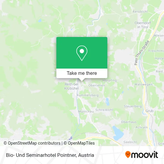 Bio- Und Seminarhotel Pointner map