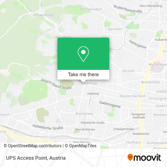 Ups Access Point map